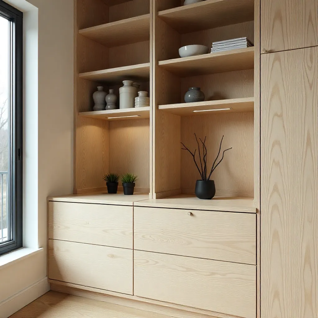 Sustainable wood materials in storage solutions